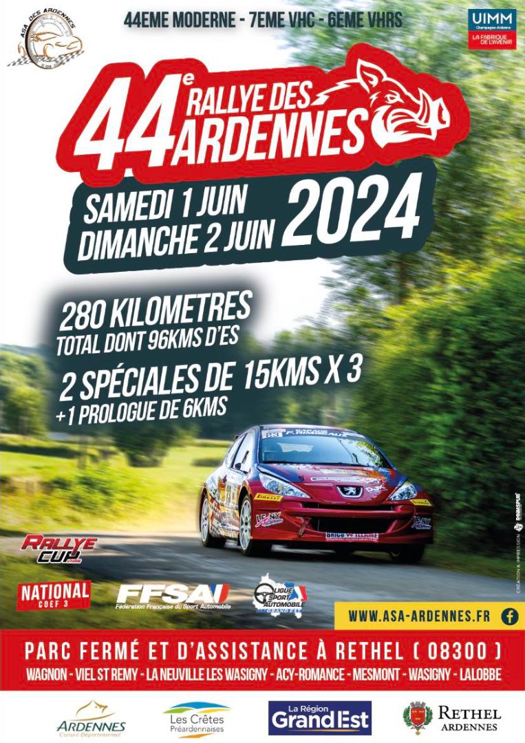 44ème Rallye des Ardennes 2024