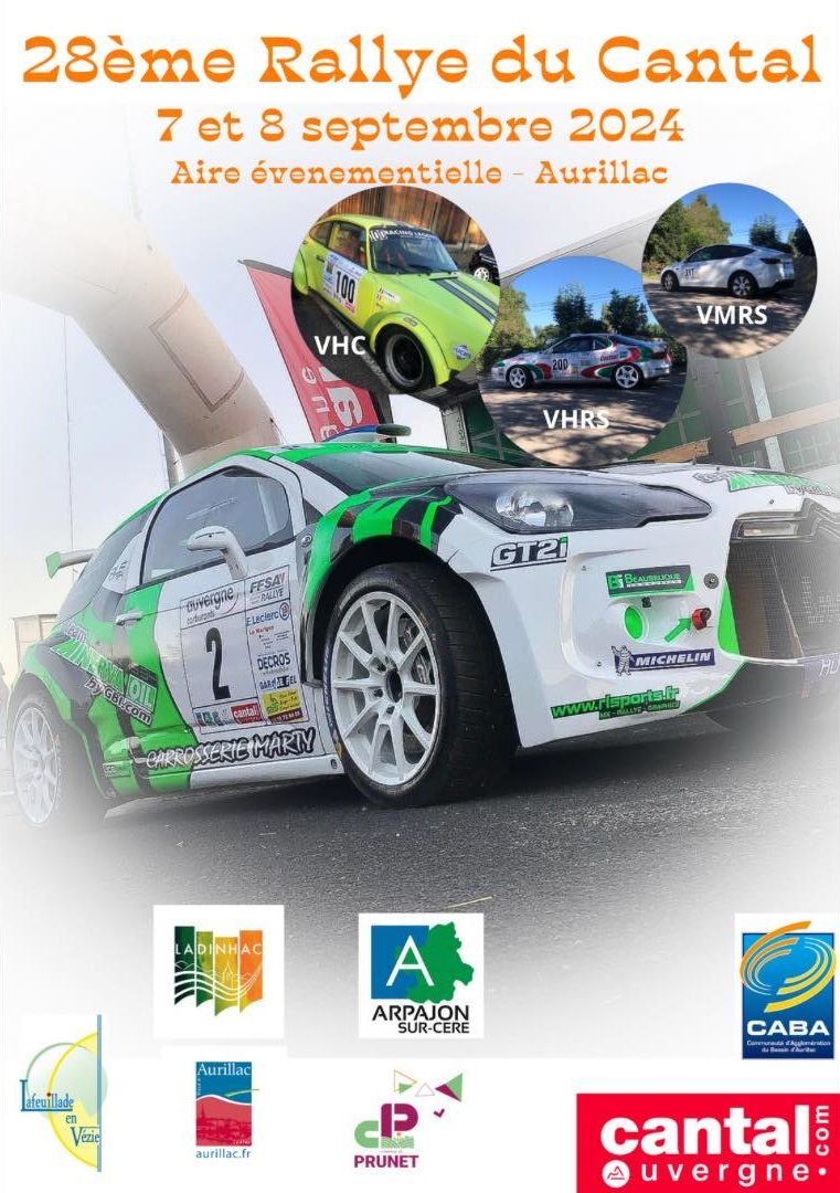 28ème Rallye du Cantal 2024