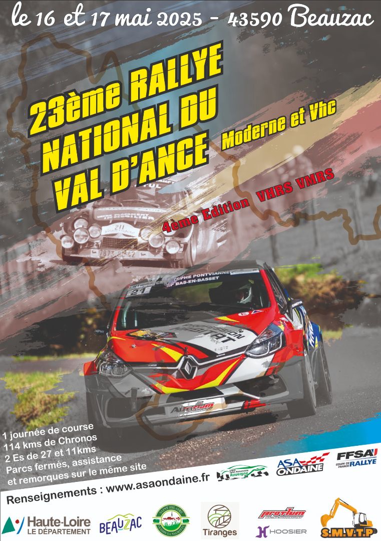 Rallye National du Val d'Ance 2025 VHRS & VMRS