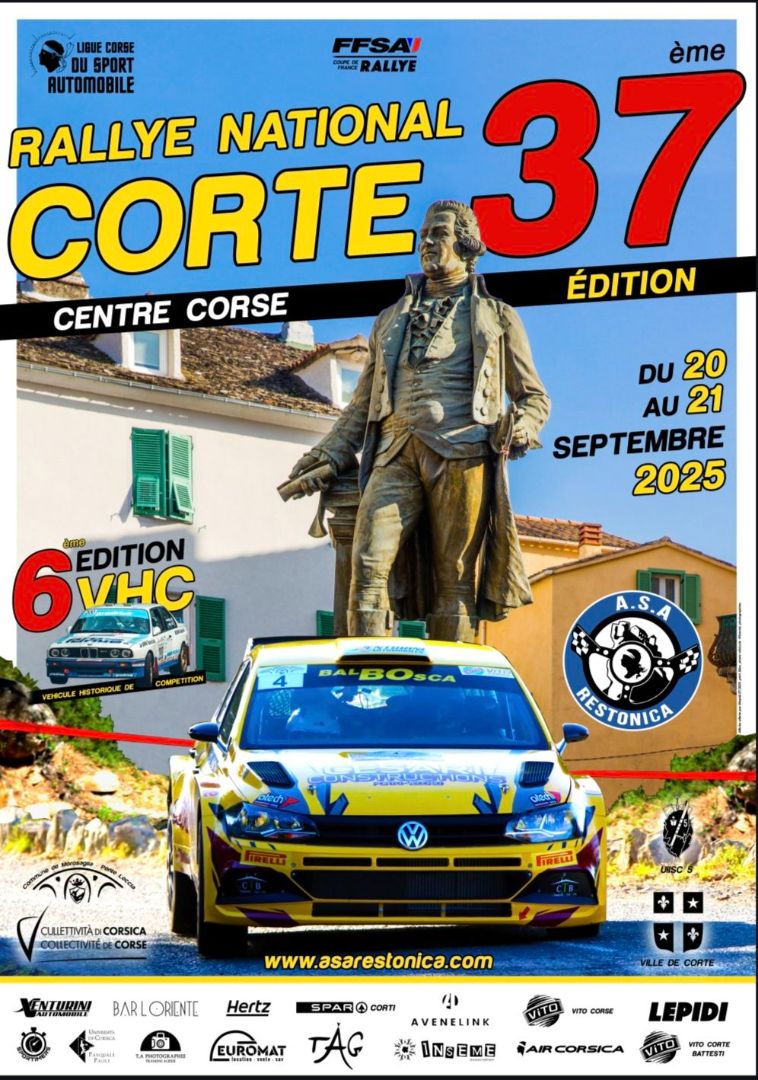 Rallye Corte Centre Corse 2025 Modernes et VHC