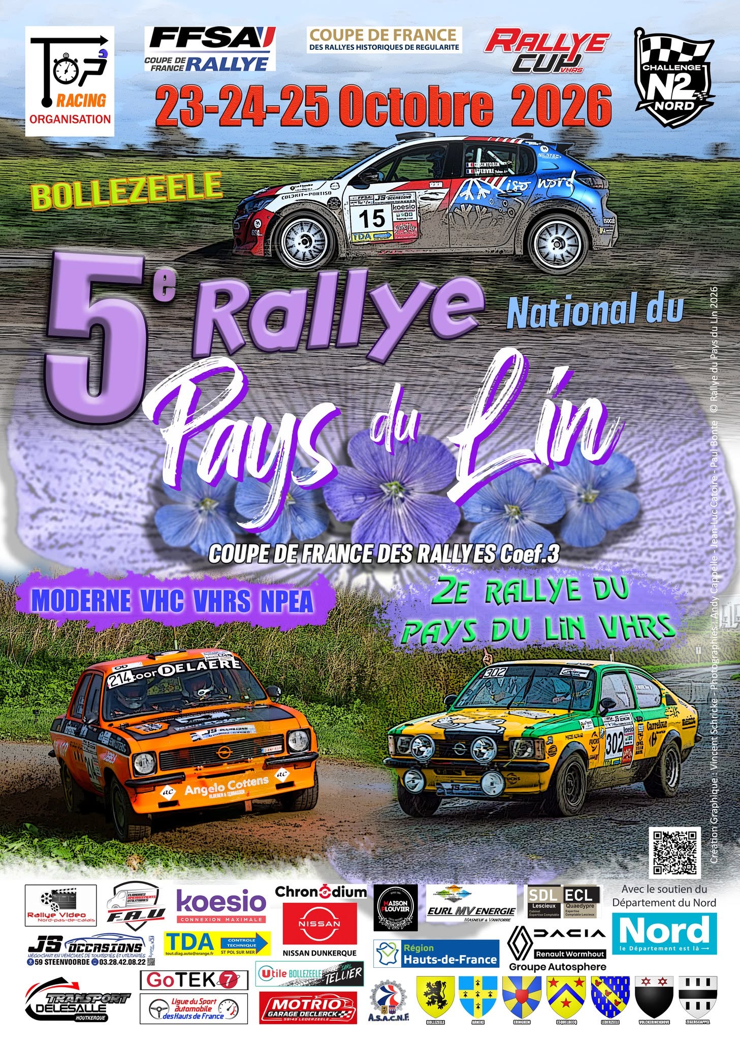 2 ème Rallye du Pays du Lin 2026 VHRS