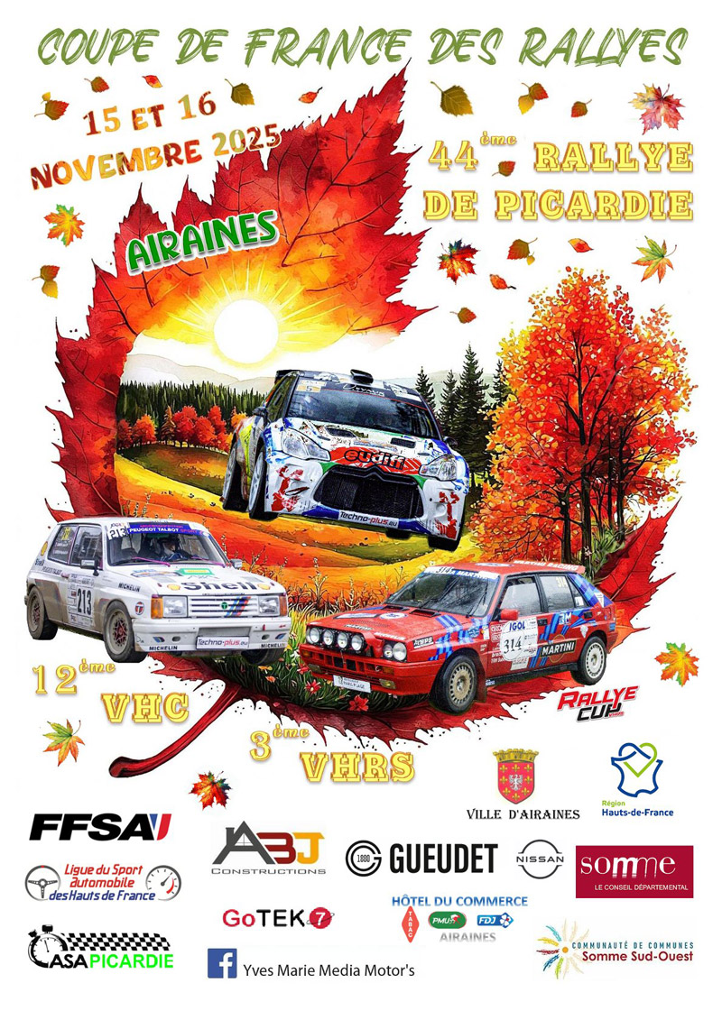 Rallye de Picardie 2026 VHRS