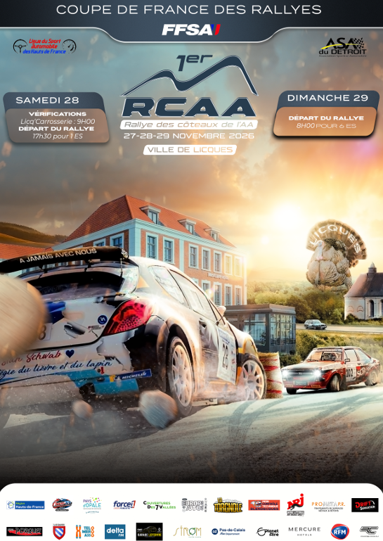 Rallye des Coteaux de l'AA 2026 VHRS
